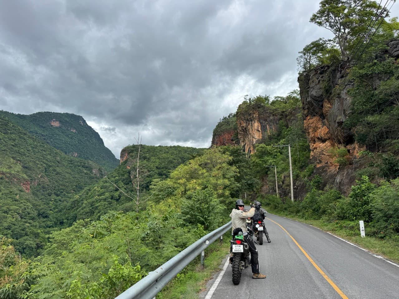 Ride photo — Chom Thong to Mae Chaem: A 152 km Wet-Season Loop on Red Clay